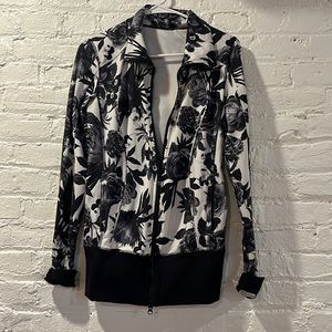 Black & White Floral Lululemon Jacket